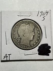1904-S Barber Half Dollar Key Date Only 553K Minted