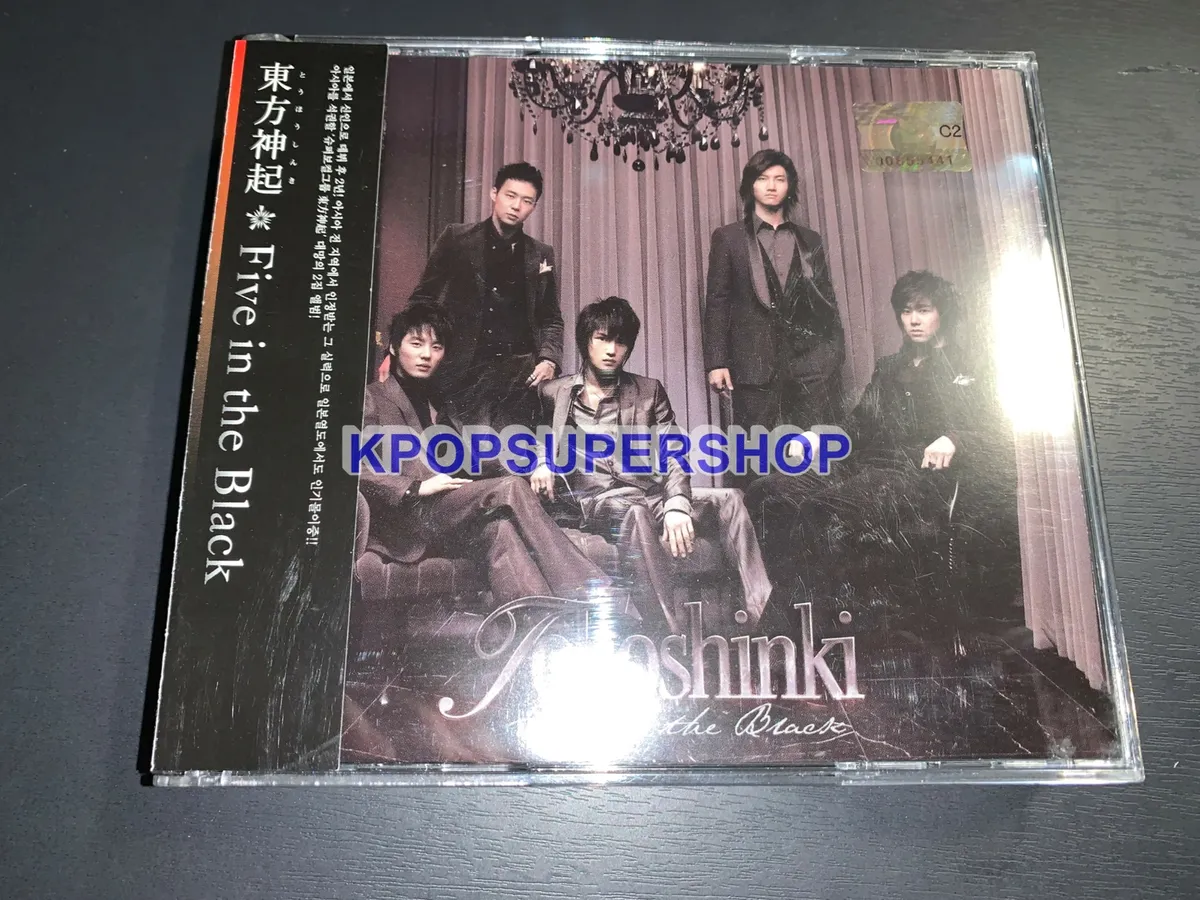Dong Bang Shin Ki Japanese Album Five in the Black CD DVD Great