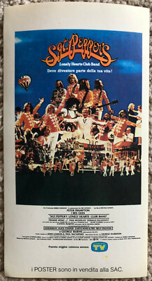Poster Plakat Aufkleber Sticker 1978 Bee Gees Frampton Sgt Peppers lonely Hearts