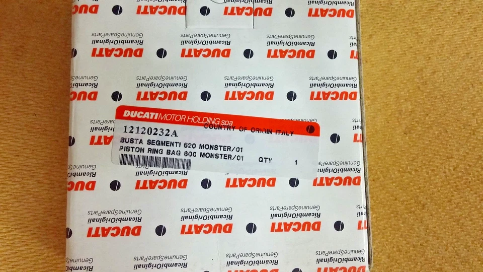 SEGMENT KIT COMPLET 80MM DUCATI 600 620 monster monstro - NEUF - - Photo 1/3
