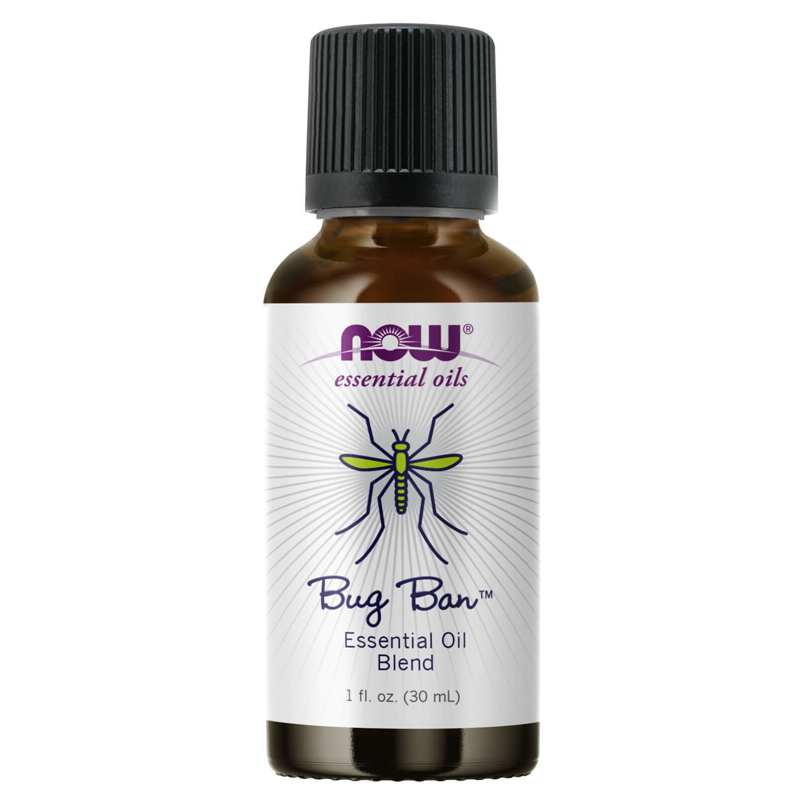 NOW FOODS Bug Ban Essential Oil Blend 1 fl oz