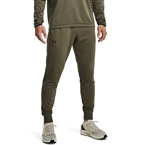 NWT Under Armour Men's Standard Fleece Joggers Green 1290261-361