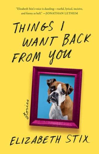 Things I Want Back from You by Elizabeth Stix – New Hardcover Book  
