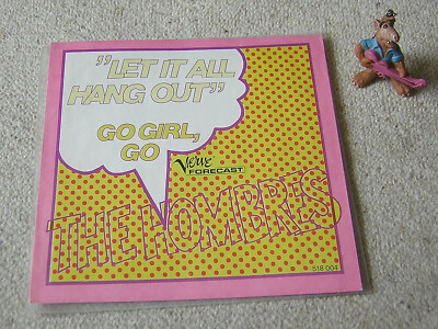 THE HOMBRES Let It All Hang Out ORIGINAL GERMAN 7'' PICTURE SLEEVE VERVE, MINT