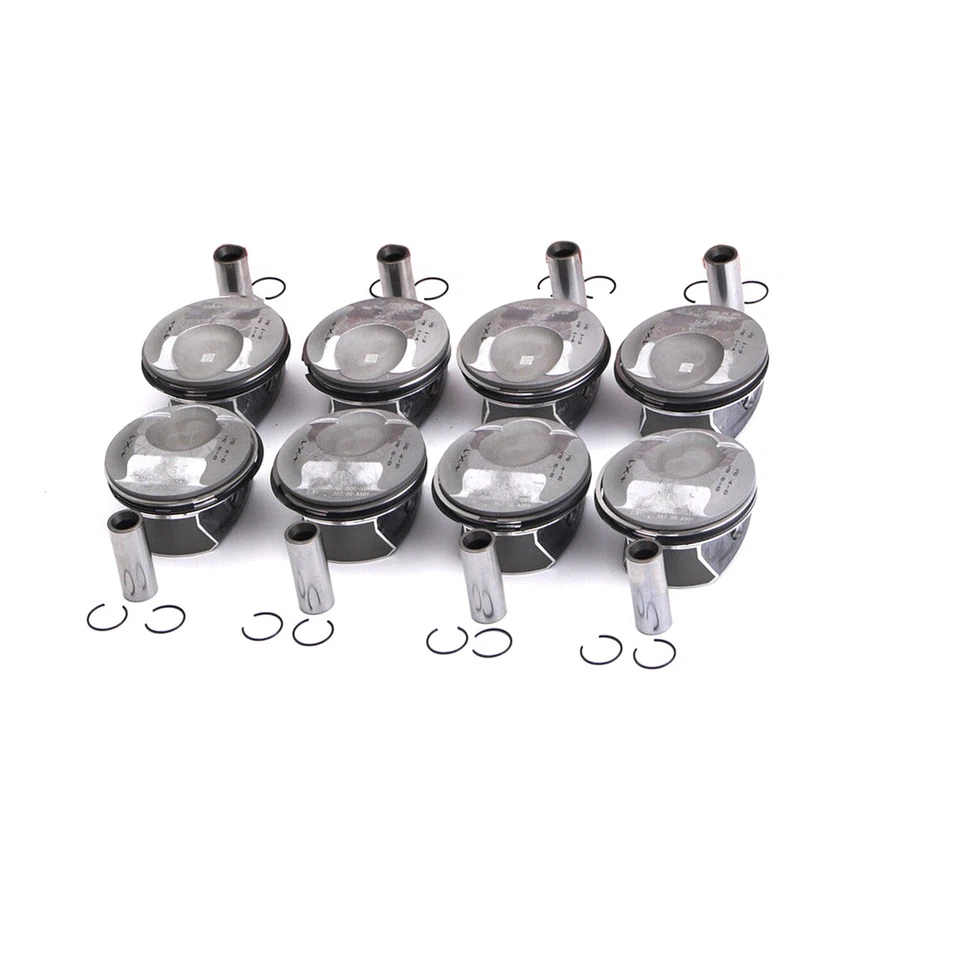 Kit de 8 pistones y anillos para Porsche Cayenne Panamera S GTS 957 970 4,8 L V8 Foto 2 de 4