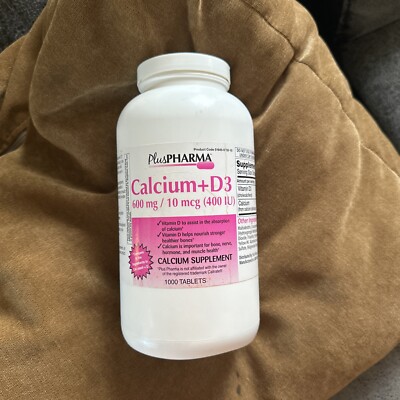 Plus Pharma Calcium Carbonate Supplement Cal Carb/D3 Tab 1000