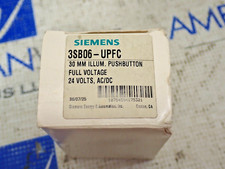 Siemens 3SB06-UPFC 30mm Illuminated Pushbutton 24 Volt yellow,green lens