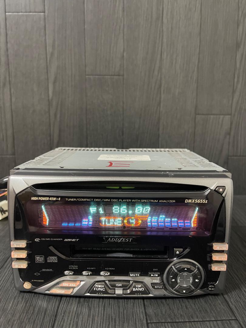 ADDZEST DMX5655Z 2DIN Car Audio CD MD Player Equalizer
