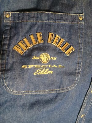 Vintage Pelle Pelle Denim Shirt Men