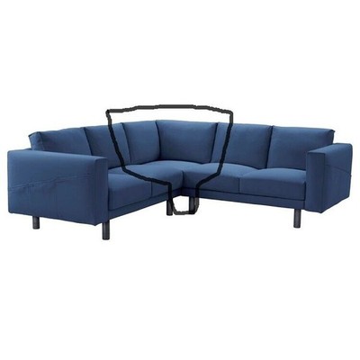 IKEA NORSBORG Eckteil Abdeckung - Grasbo dunkelblau 703.041.35
