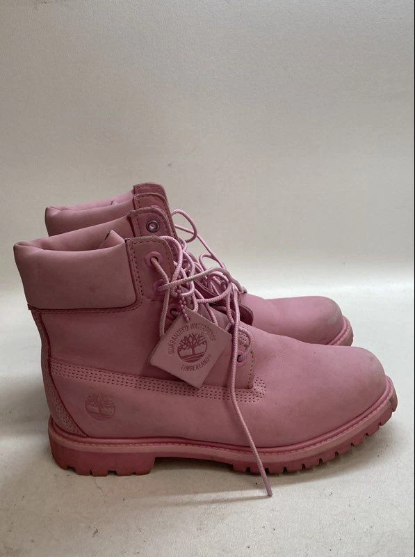 Timberland Pink Low (1-1.9 in) Heel Height Boots for Women for