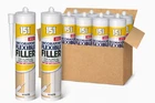 12 x Flexible gap crack filler decorators white acrylic quick drying easy apply