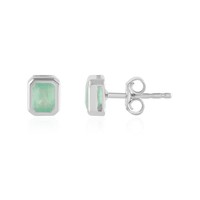 Cavill Kolumbianischer Smaragd Ohrringe Silber 0,77Ct Platin Damen