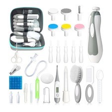 Baby Healthcare and Grooming Kit, 28 in 1 Portable Baby Essentials Kit Electr...