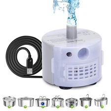 Cat Water Fountain Pump, Pump for Stainless Steel Pet Water Fountain, Pet Fou...