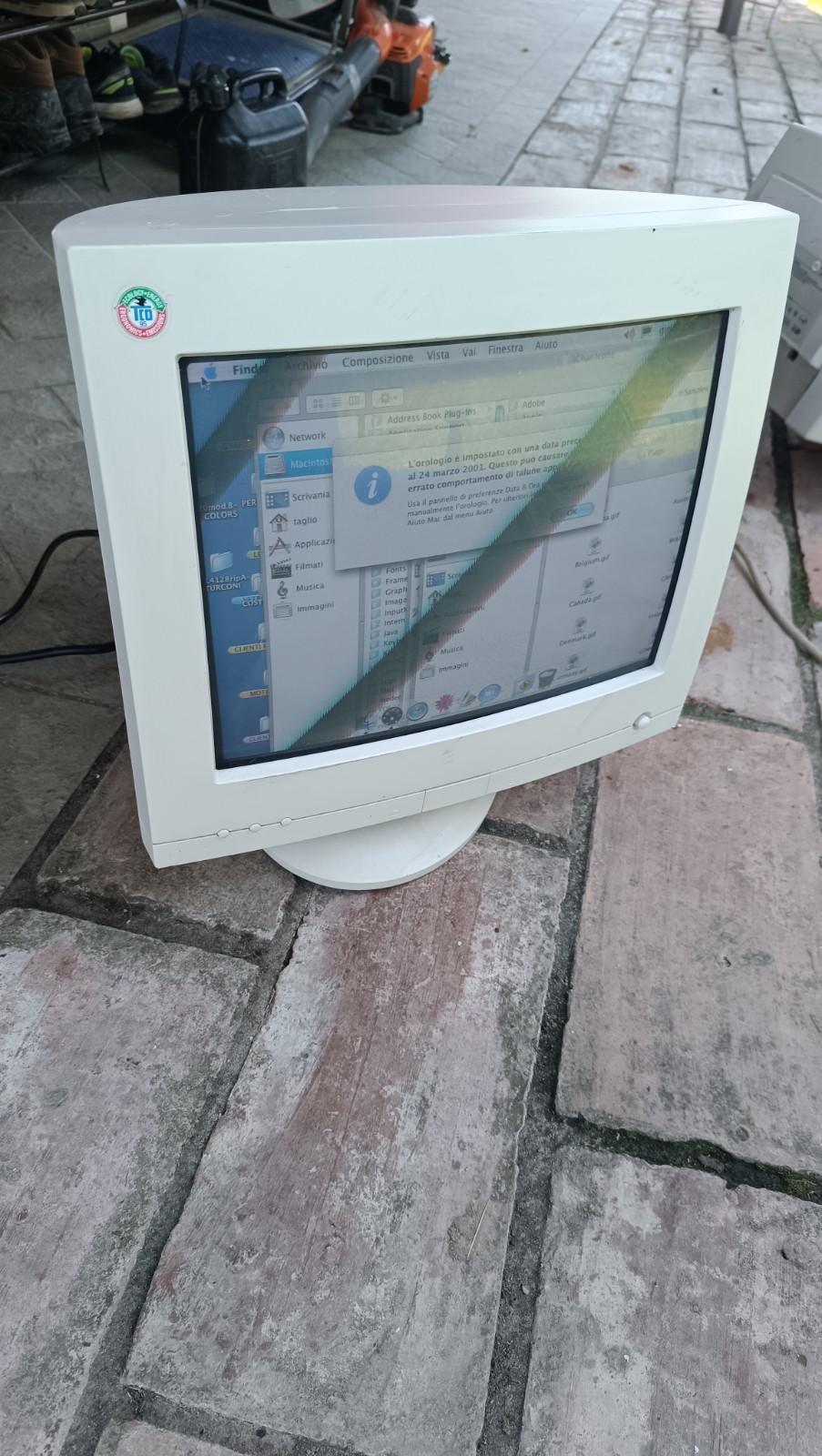 Monitor CRT Tco Cm700 Catodico Vintage Retro PC Computer Games foto 5