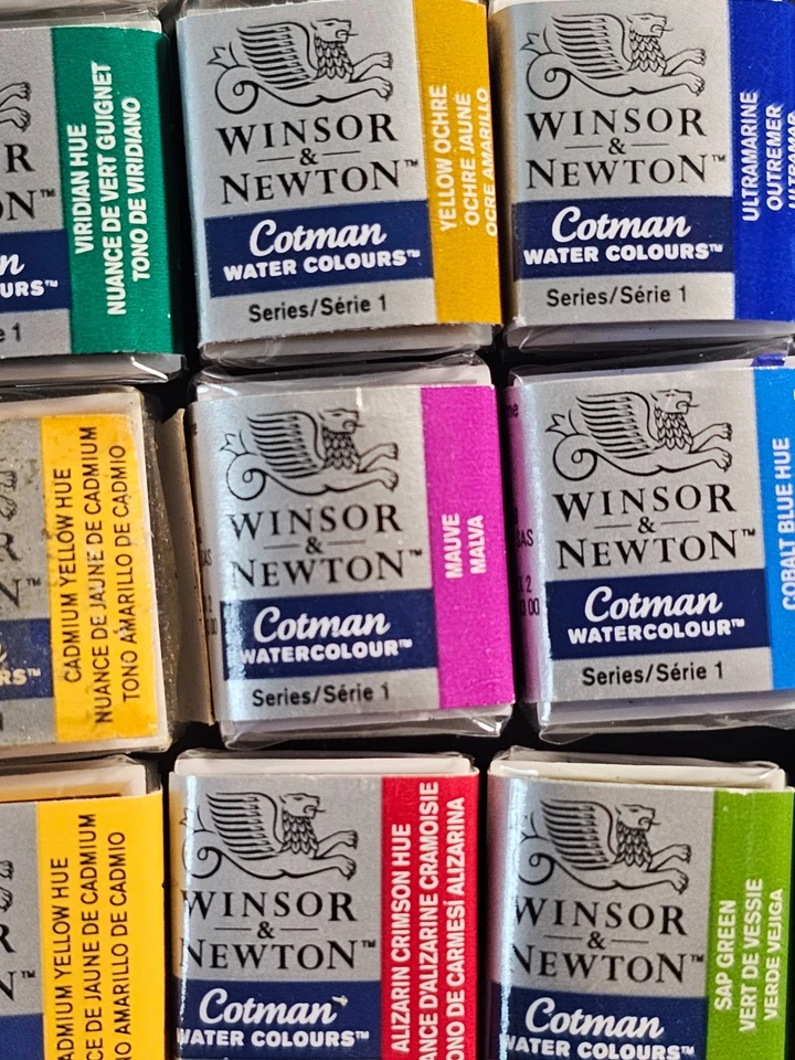 Winsor & Newton Cotman Series Watercolor Half Pans | New Colors 1/2