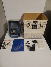 Suntar 303 Dual 8mm Movie Editor Viewer Vintage Lighted Screen Tested With Box