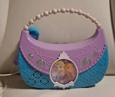 Disney Frozen Anna and Elsa Sing Along Microphone Boombox MP3 Connect Purse