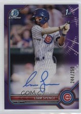 2022 Bowman Chrome Prospect Purple Refractor /250 Liam Spence #CPA-LS Auto 0w27