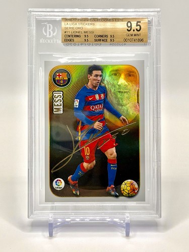 LIONEL MESSI 2016-17 Panini FC Barcelona Autografo BGS 9.5 #11 Auto Mint Low Pop