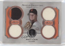 2013 Topps Museum Collection Primary Pieces Quad Relics /99 Matt Cain 0b0
