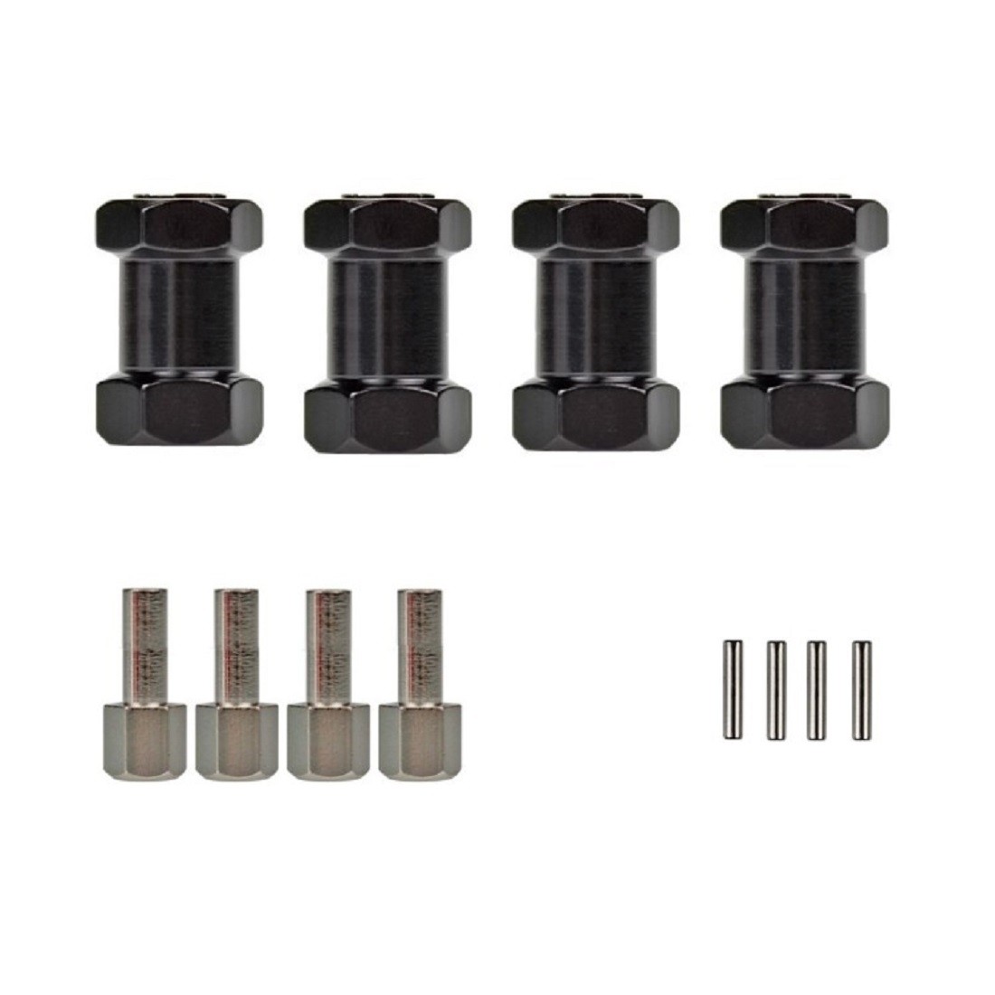 12mm Widen Extender Hex Wheel Extension Adapter Set for Axial SCX10 1/10 RC Car