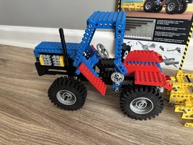 &bull;VERY COOL! Vintage LEGO Technic Set 8859 Tractor 100% Complete w/ Instructions&bull;