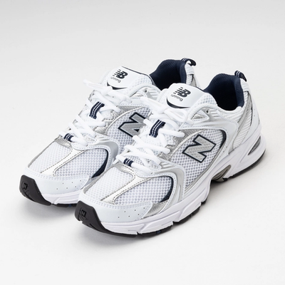 New Balance 530 White Silver Navy Men's White Sports Sneaker