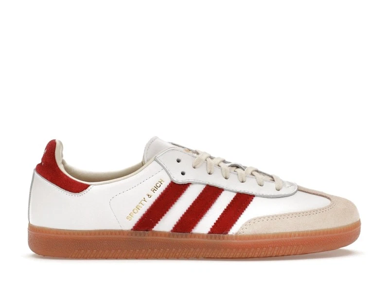 adidas Sporty & Rich x Samba OG White Core Burgundy for Sale