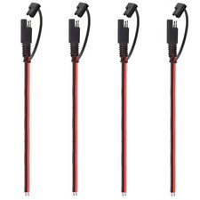 4 PC12V SAE Quick Disconnect Extension Cable with DC 4 Count Pack of 1