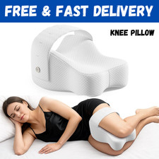 Knee Pillow for Side Sleepers, Large Comfortable Memory Foam Leg Pillow for Side