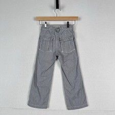 Buckle-back Railroad Hickory Striped Gap Kids Pants Sz 5 Big Pockets 100 Cotton