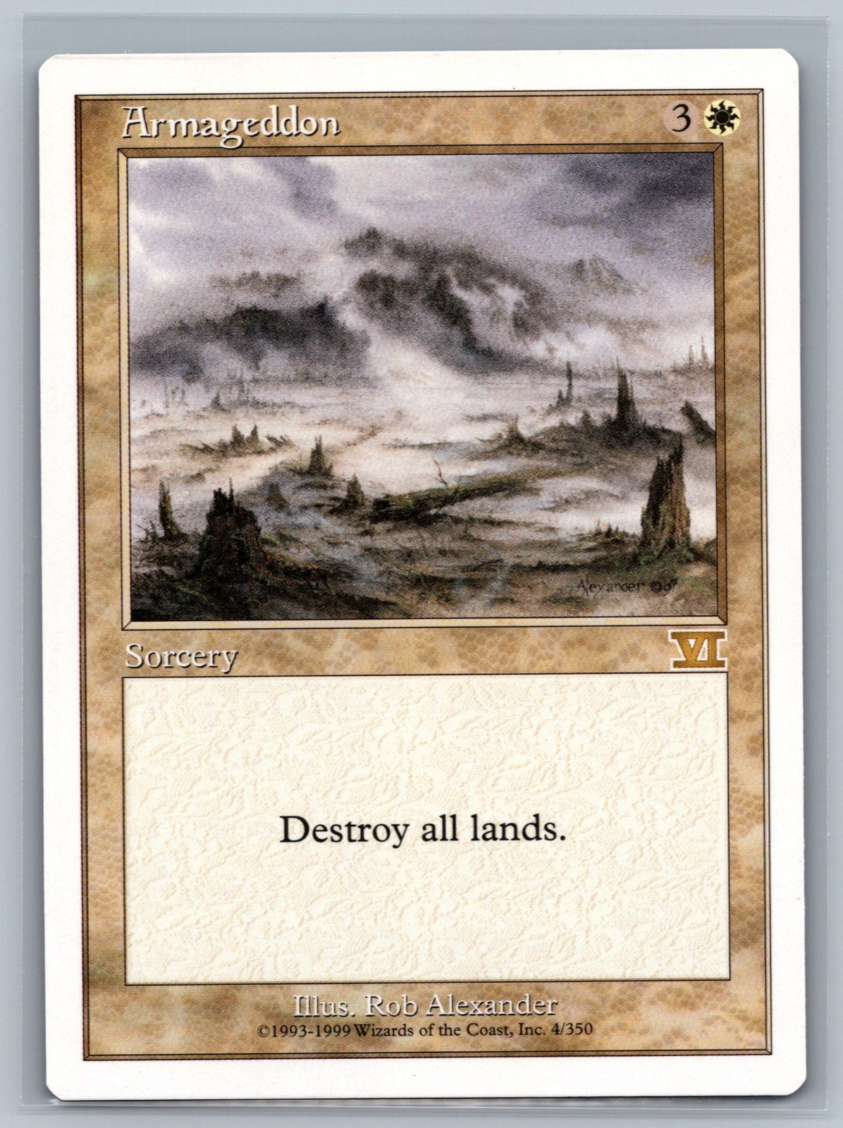 Magic The Gathering Classic Sixth Edition Armageddon #4/350 MTG TCG CCG 6th