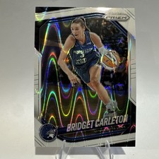 2025 Panini Prizm WNBA #88 Bridget Carleton White Seismic Prizm