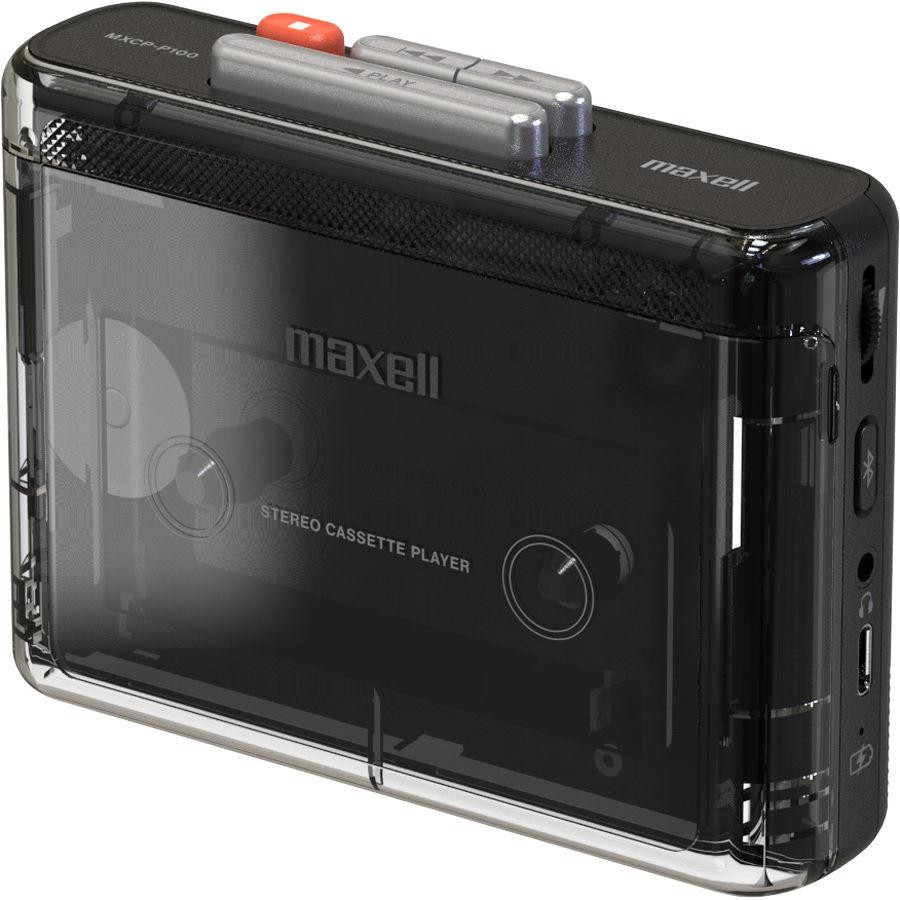 maxell MXCP-P100 Portable Cassette Player Bluetooth Black