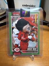 2026 Topps #M-6 Rosie Red Mascots Cincinnati Reds Green /99 SP
