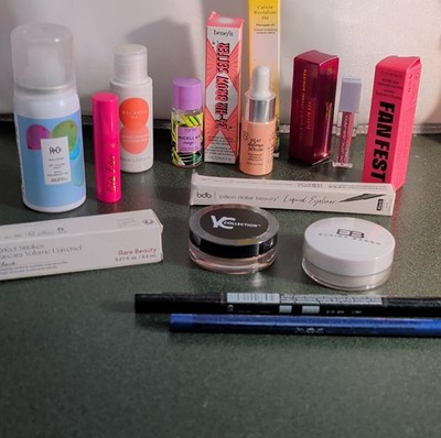 R+Co, Benefit, Rare Beauty, Tarte & YC Collection Makeup Lot Lipsticks, Mascara
