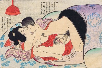 Shunga - Japan - Farbholzschnitt - Erotisch - Meiji Periode - Ukiyo-e