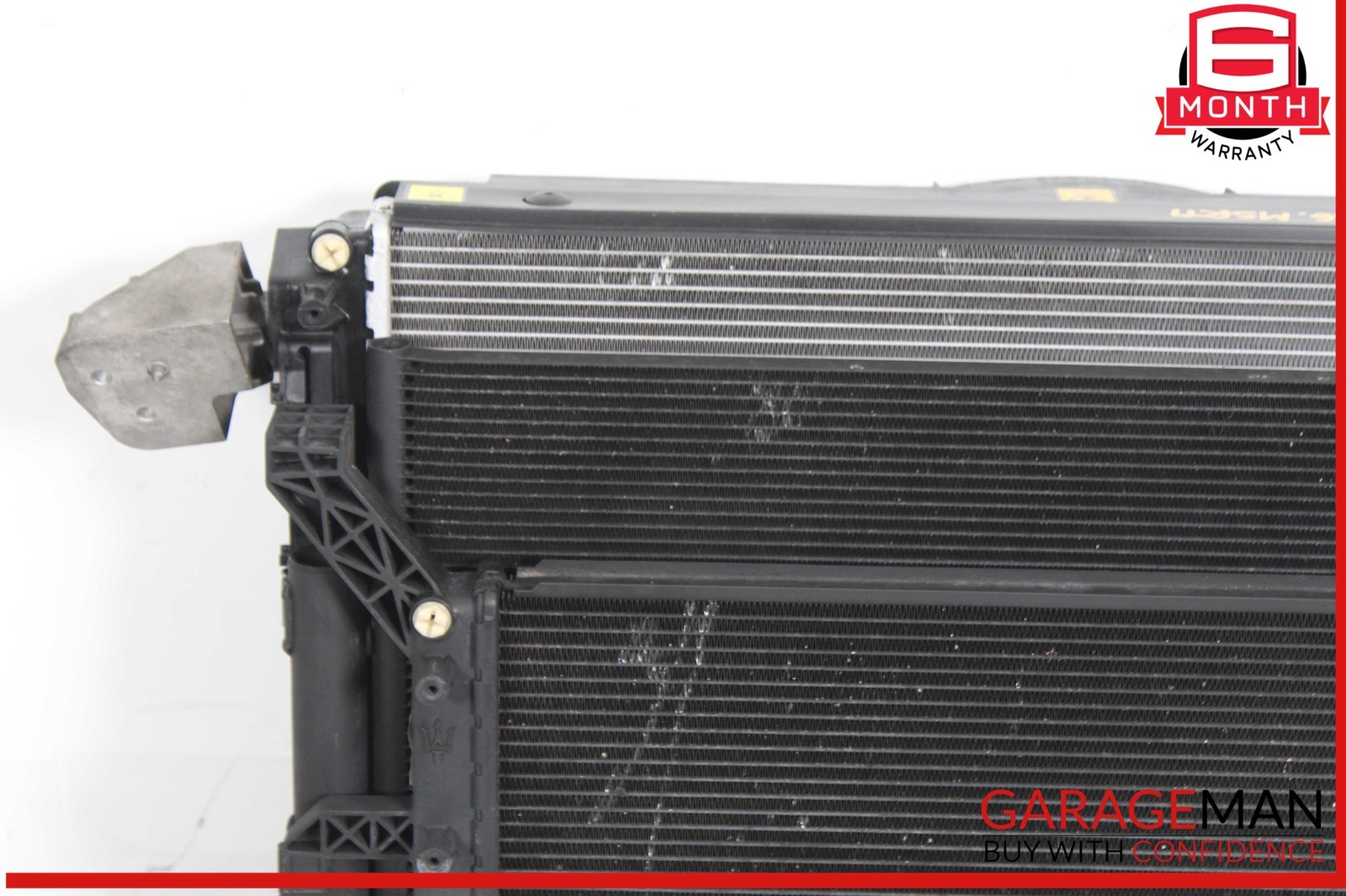 14-22 Maserati Ghibli 157 Water Cooling Radiator A/C Condenser Assy OEM