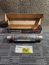 3" C/C - 4" Round 14" Body MagnaFlow Exhaust Muffler SS 14419