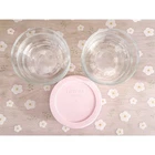 Pyrex 1-Cup Glass Storage Bowls & Pink Lids (6-Pack)