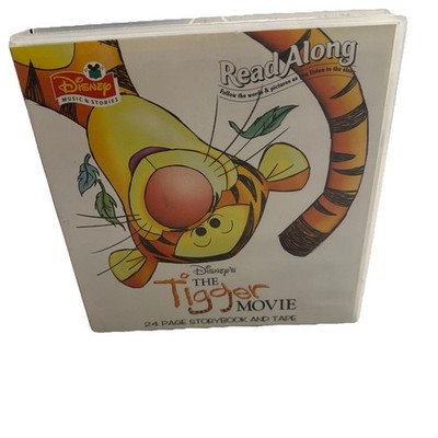 The Tigger Movie Disney Winnie Pooh Read Along Cassette + Story Book Audio 2000