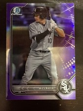 2022 Wes Kath 1st Bowman Chrome Purple Refractor /250 #BCP-204 White Sox Rookie