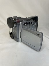 Canon ZR90A MiniDV Camcorder Bundle Wide Angle Lens 2 Batteries Charger Tested