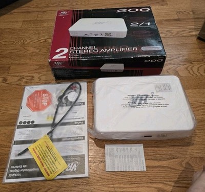 VR3 2 Channel Stereo Amplifier Bridgeable 3 Position Cross-Over Switch BRAND NEW