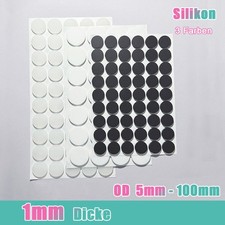 Silikon scheiben Selbstklebend Unterlegscheiben Silikondichtungen Dicke 1mm