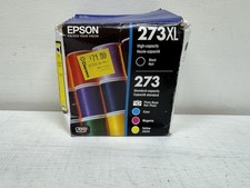 Genuine Epson 273XL 273 Ink 5 Pack T273XL-BCS OEM Sealed