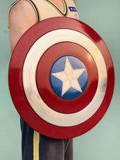 Captain America Warrior Shield Full-Size Metal Cosplay Replica Shield