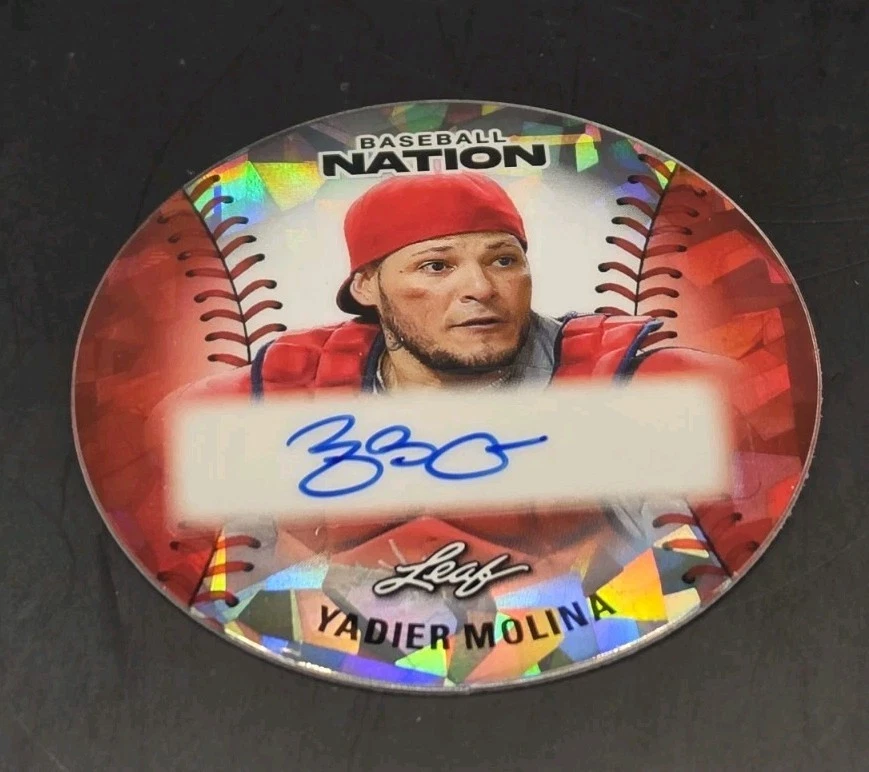 25+ Panini Yadier Molina Baseball Autographed Sports Trading Cards